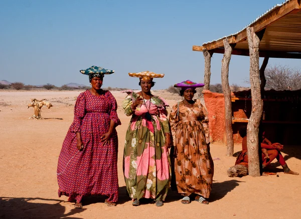 Die Frauen der Herero-Stämme Stockbild