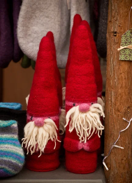 Knitted Santa Claus — Stock Photo, Image