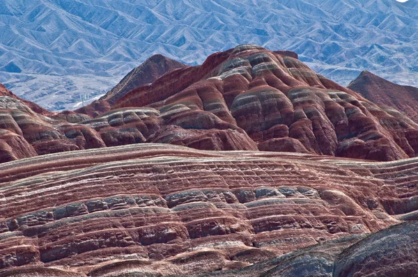 renkleri, dağlar, zhangye danxia, Çin