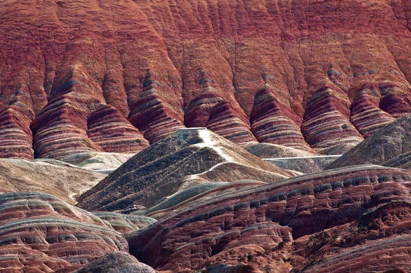 renkleri, dağlar, zhangye danxia, Çin