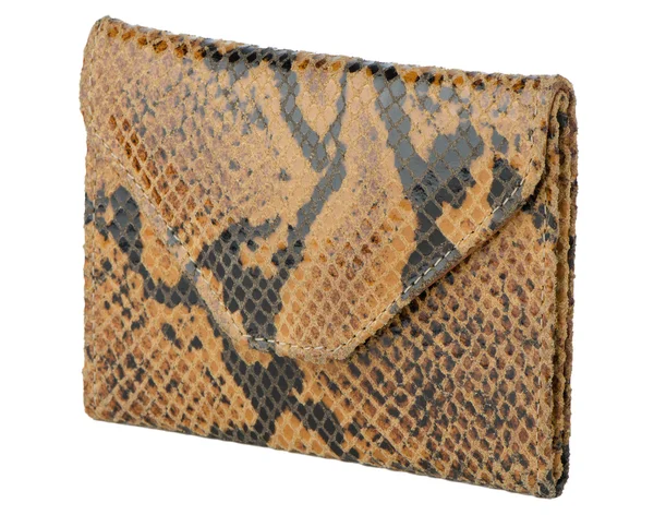 Handtasche aus braunem Leder — Stockfoto