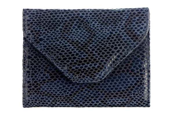 Blue Leather Purse — Stock Photo, Image