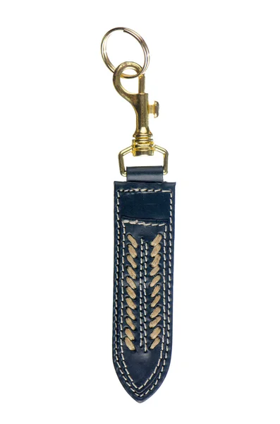 Leather key chain — Stock Photo, Image