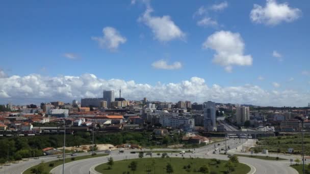 City of Gaia, Portugal — Stock Video