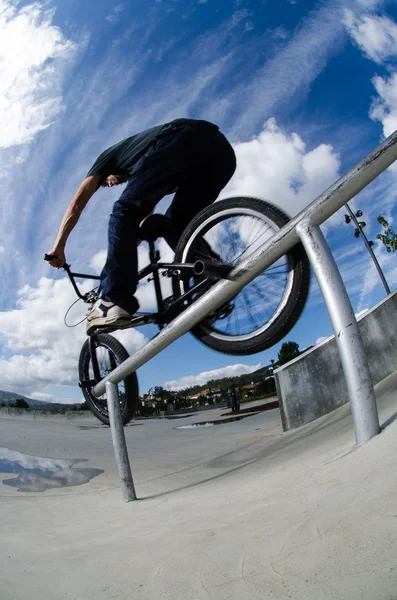 Double peg grind — Stock Photo, Image