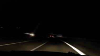 gece sürüş Otoban