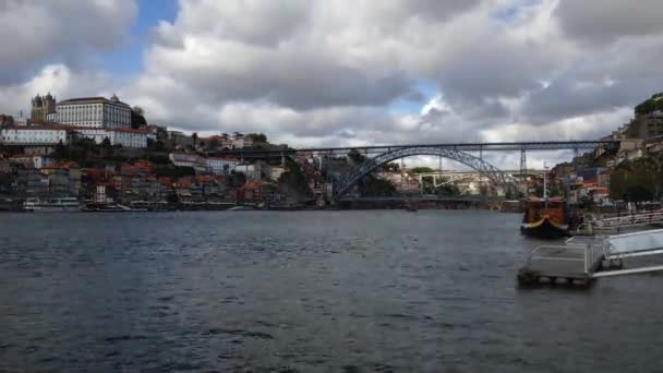 Dom Luis I ponte lapso de tempo — Vídeo de Stock