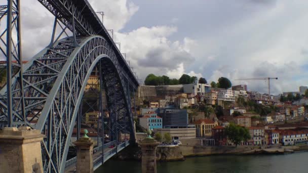 Мост Дома Луиса I — стоковое видео