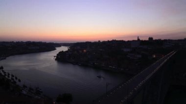 Dom günbatımı timelapse köprü luis