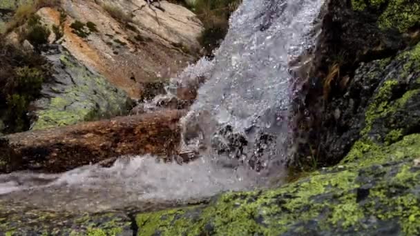 Small waterfall — Stock Video