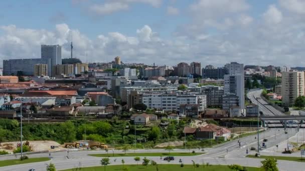 Город Гайя, Португалия — стоковое видео