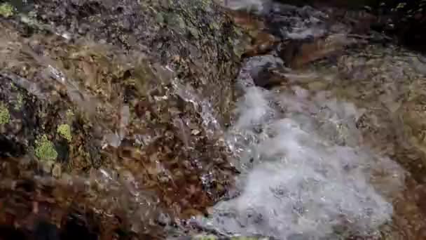 Малый водопад — стоковое видео