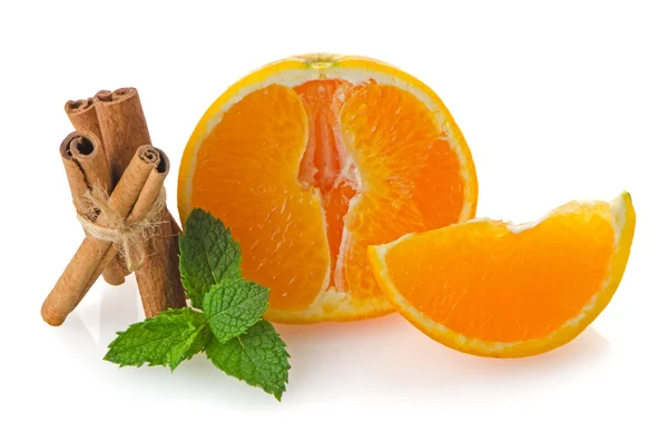 Ett orange frukt segment — Stockfoto