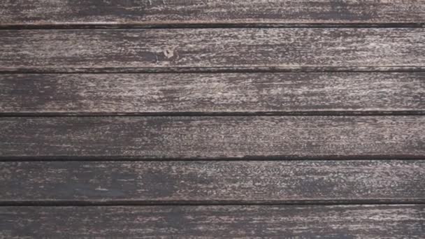 Zoom out closeup on tileable dark wood texture — Stock Footage Zoom out closeup on tileable dark wood texture Royalty Free Stock Video