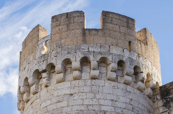Stone tower of Penafiel Castle, Spain — Stock Photo, Image