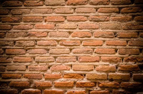 Parede de tijolo vermelho — Fotografia de Stock