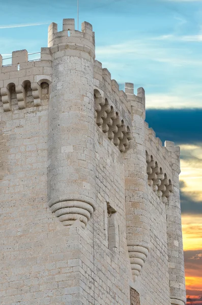 Stone tower of Penafiel Castle, Spain — Stock Photo, Image