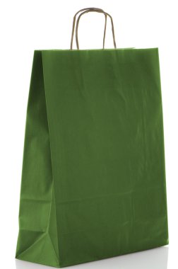yeşil kağıt çanta