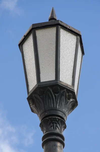 Dark Iron Street Lantern — Stock Photo, Image