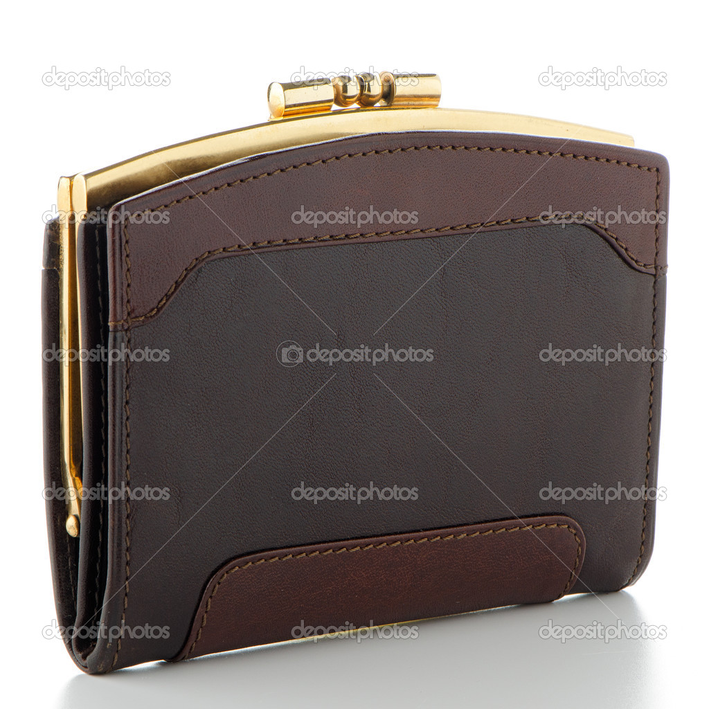 Brown leather Purse
