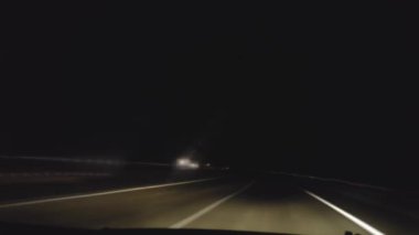 gece sürüş Otoban