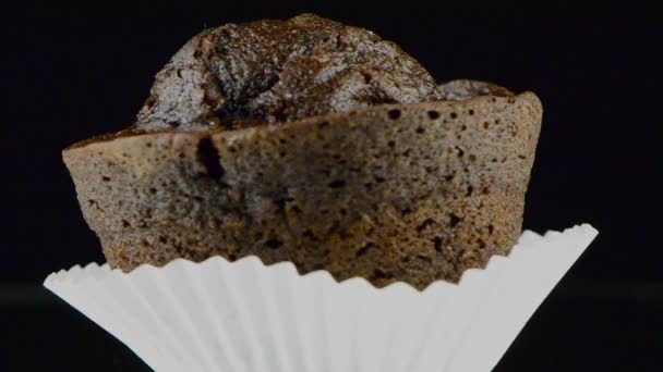 Dönen cupcake — Stok video