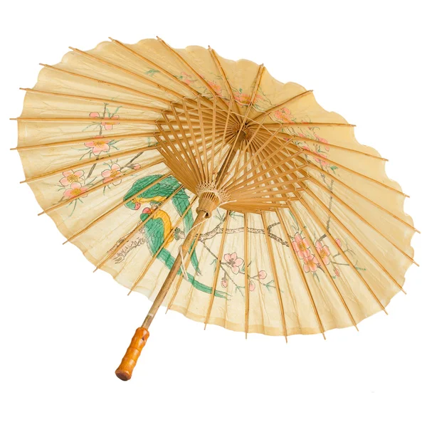 Guarda-chuva oriental isolado — Fotografia de Stock