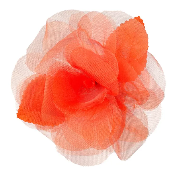 Red fabric flower — Stock Photo, Image