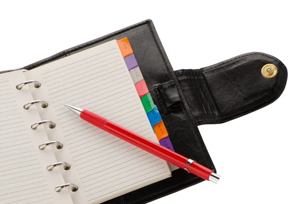 Notebook e matita — Foto Stock