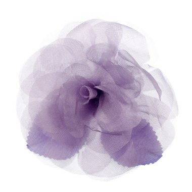 Purple fabric flower clipart