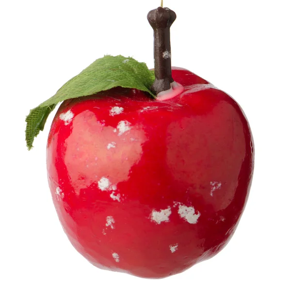 Christmas red apple decoration — Stock Photo, Image