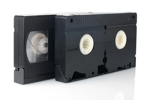 Régi Vhs videó kazetták — Stock Fotó