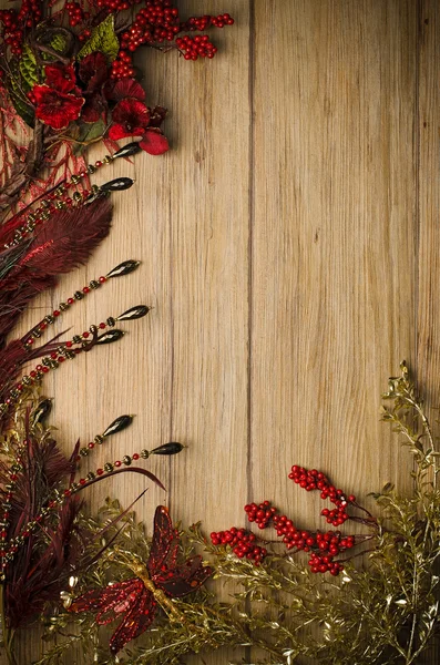 Christmas decorations frame — Stock Photo, Image