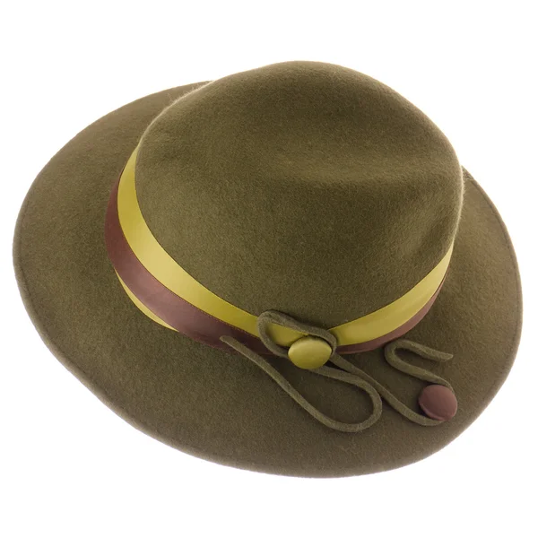 Green vintage hat — Stock Photo, Image