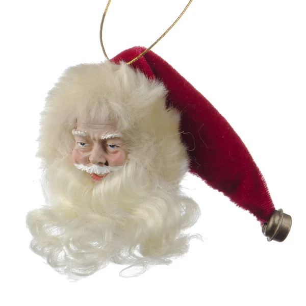 Papai Noel cabeça de boneca — Fotografia de Stock