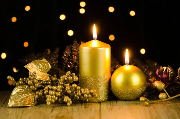 Candele di Natale — Foto Stock