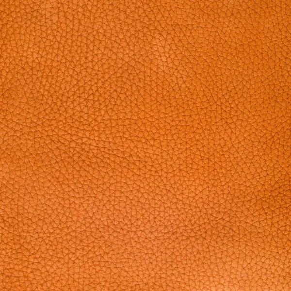 Orange leather texture closeup — Stock Photo, Image