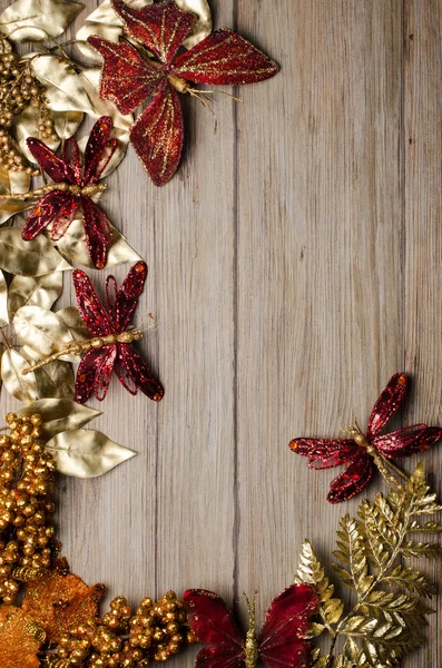 Jul dekorationer ram — Stockfoto
