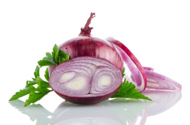 Kırmızı soğan dilimlenmiş