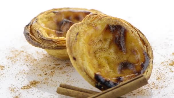 Pasteis de nata — Vídeos de Stock