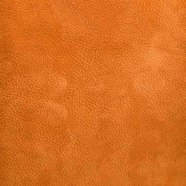 Texture in pelle arancione primo piano — Foto Stock