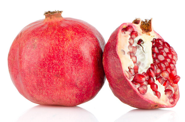 Ripe pomegranate fruit