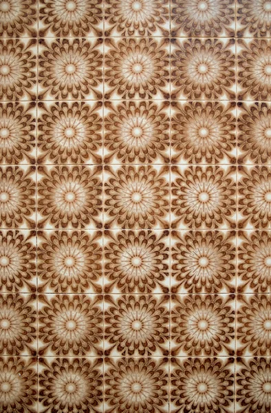 Винтажная керамическая плитка — стоковое фото