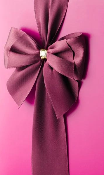 Purple bow — Stock Photo, Image