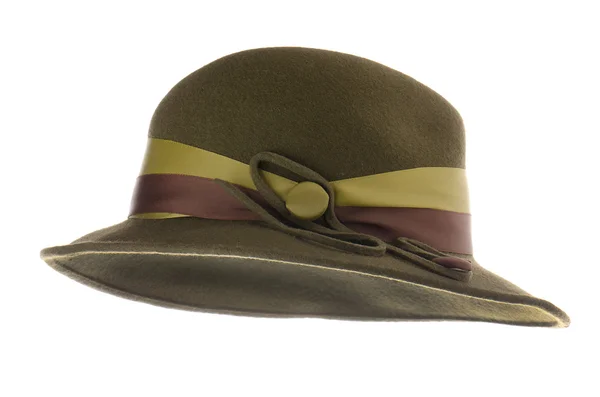 Groen vintage hoed — Stockfoto
