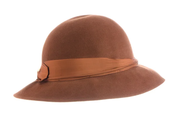 Brown vintage hat — Stock Photo, Image