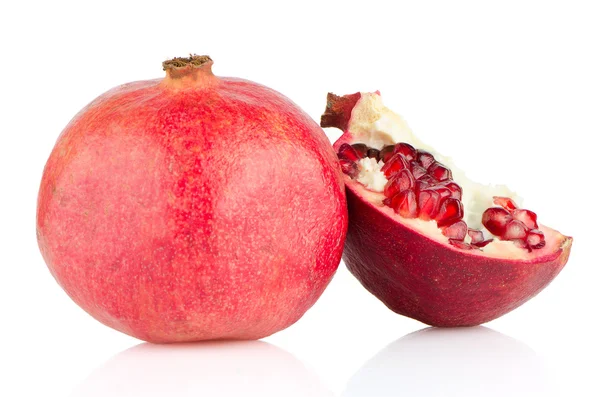 Otevřené granátové jablko s osivem — Stock fotografie