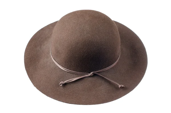 Коричневая шляпа — стоковое фото