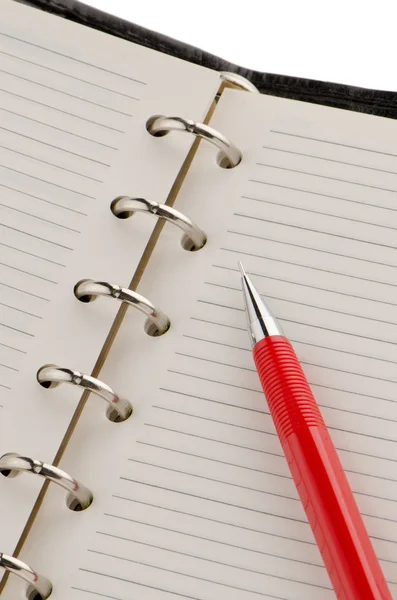 Note book and pencil — Stock Photo, Image