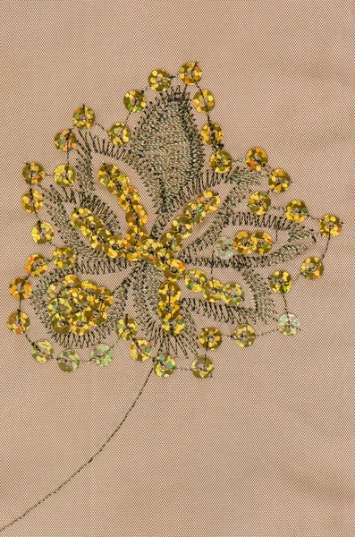Tekstura tkanina z storczyk — Zdjęcie stockowe